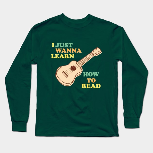 I Just Wanna Learn How To Read Long Sleeve T-Shirt by caycharming